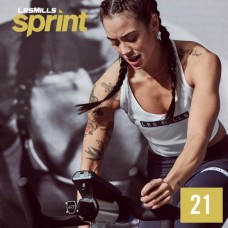 [Hot Sale]2020 Q4 LesMills Routines SPRINT 21 DVD+CD+Notes